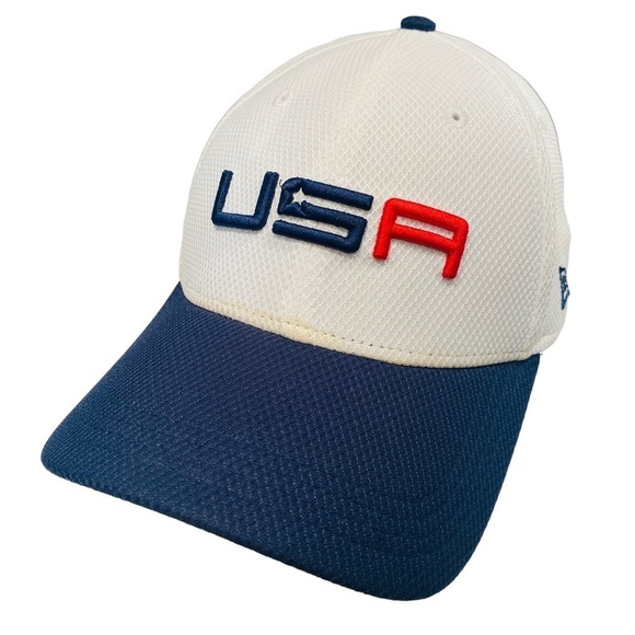Vintage New Era USA National 2014 Ryder Cup Golf Hat Fitted Cap
